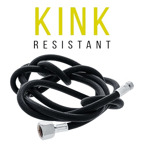 Master Airbrush Premium 6 Foot Nylon Braided Airbrush Hose - size: 6' (1/8" & 1/4" Fittings)