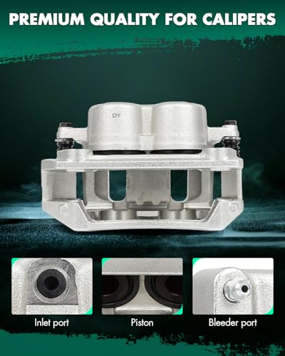 SCITOO Front Left & Right Disc Brake Calipers With Bracket 18B4635 18B4634 - size: Front[18B4635 & 18B4634]