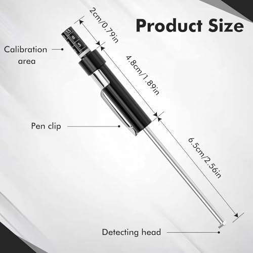 Brake Pad Measuring Tool - No Wheel Removal Required Brake Thickness Gauge