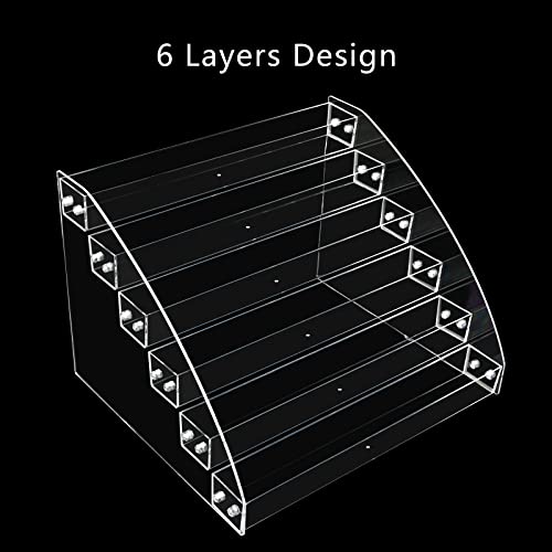 6 Layers Acrylic Paint Organizer - Perfect for Craft Hobby, Holds 2 oz Bottles, Ideal for Acrylic & Craft Paint - color: 6 Layers