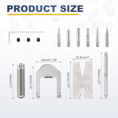 MECCANIXITY Upgraded Motor Pinion Remove Gear Puller Tool Set, RC Model Metal Motor Gear Puller for RC Drones Helicopters Small Hobby Motor Pinion Parts