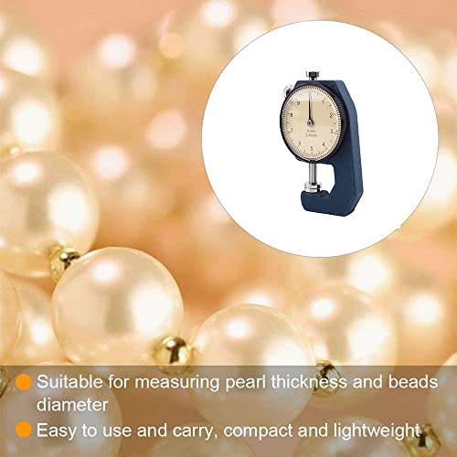 Utoolmart Dial Thickness Gauge, 0-10mm-AL1105 Tester, Aaccuracy 0.1mm, Precision Accuracy Round Dial Indicator Thickness Gauge 1pcs - size: 0-10mm--AL1105