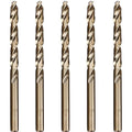 7mm M35 Cobalt Steel Twist Drill Bit Set for Hard Metal, 5 Pack - style: ⌀7mm(5pcs)