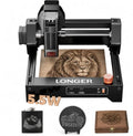 LONGER RAY5 Laser Engraver, 5500mW Portable Precision Engraving Machine - color: Metallic Black