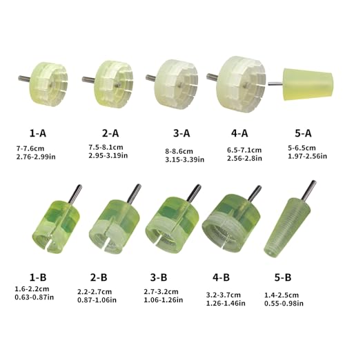 Versatile Jewelry Repair Tool Polishing Stick for Rings and Buffing Silicone Mandrel Inner Outside Holder