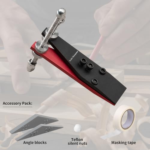 CWOVRS Precision Knife Sharpener Tool - Knife Sharpening Angle Guide 12-25° - size: T-01