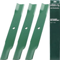 UDC Parts 601124 Hustler 54 Inch Mower Blades Replacement, 3 Pack Low Lift - size: 18-1/2" - Round (5/8")