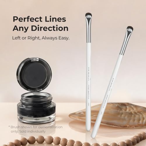 Albeaut Eyeliner Brush, Crescent-Shaped Eyeliner and Brow Brush - style: 187 curved eyeliner