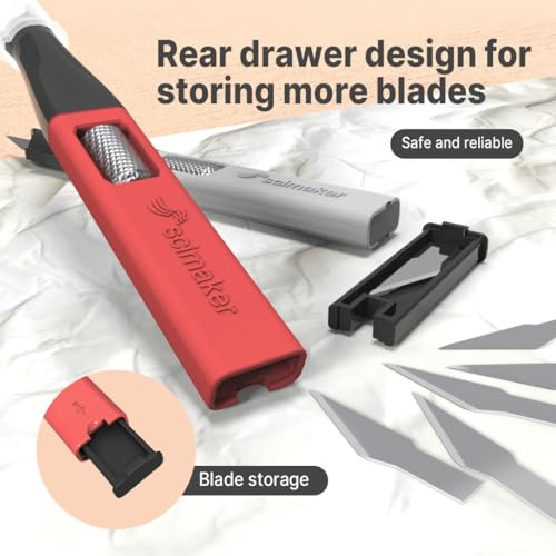 Precision Craft Knife, #11 Blade Storage, 5-Pack Assorted - color: Five Colors