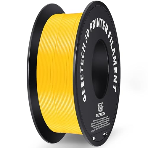 Geeetech Yellow PLA 3D Printer Filament 1.75mm, 1KG - color: 1kg Pla Yellow