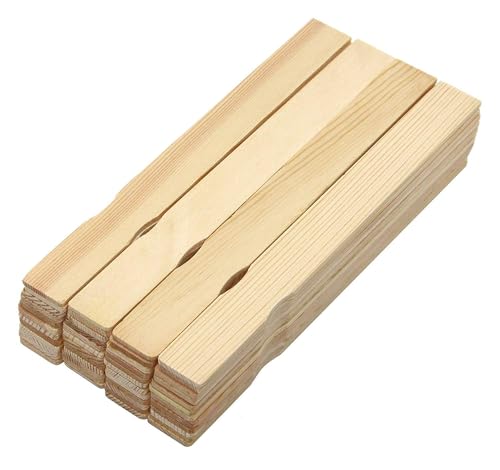 6" Wooden Paint Paddle Sticks/Mixing and Epoxy Sticks - Package of 100ct - size: 6"-Pack of 100ct