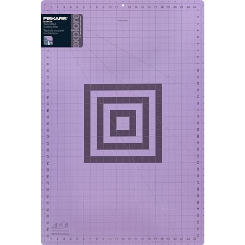 Fiskars 24" x 36" Self Healing Cutting Mat, Large Grid, Lilac Mountain Haze - color: Lilac/Mountain Haze, size: 24"L x 36"W