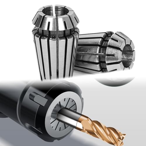 ER-16 Spring Collet Set 12 PCS 1/32-3/8 for CNC Super Precision Milling Lathe Tool Workholding Engraving