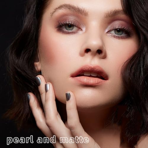 Glitter Matte Eyeshadow liquid Pigments Metals Gloss Sparkling Smokey Eye Looks Shimmer Gloden Brown - color: Various-Gloden Brown