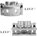 SCITOO Front Left+Right Brake Calipers With Bracket 18B4918A 18B4919A - size: Front[18B4919A & 18B4918A]Silver