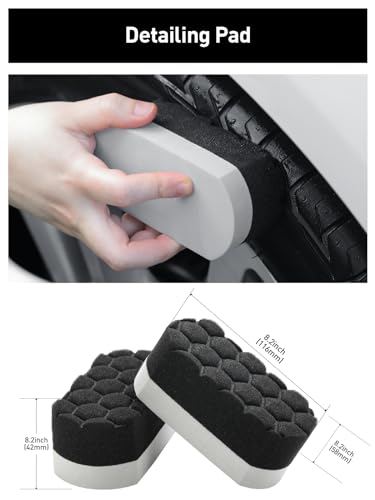 Fantasticlean 6PCS Car Wheel Brush Kit for Cleaning Tires - size: 6PCS-WDK001