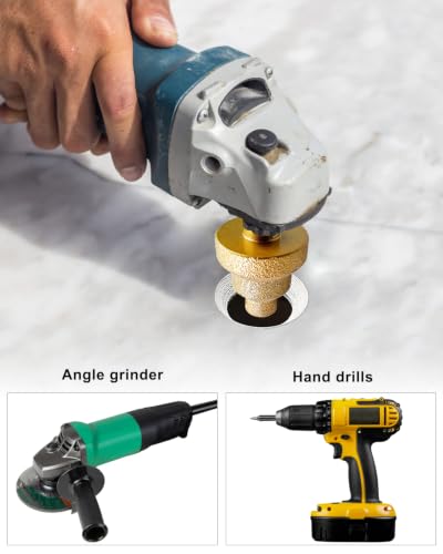 Diamond Step Drill Bit 20 35 50mm M10 Thread for Marble Stone Tile Granite