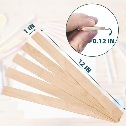 WISYOK 25 Pack 12 Inch Paint Stir Sticks for Mixing - size: 25PCS