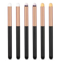 UorPoto Eye Makeup Brush Set Round 6Pcs Professional Concealer Eyeshadow Brush Can Blending Brushes for Card Making