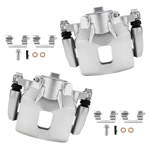 cciyu Front Left & Right Disc Brake Calipers With Bracket 18B4880 18B4881 - size: Front[18B4880+18B4881]