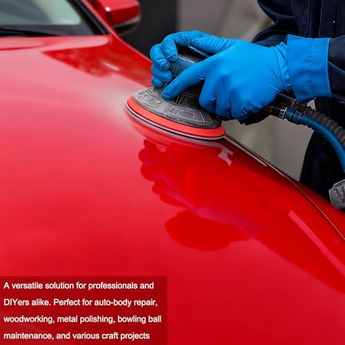 10 Pack 5 Inch Hook and Loop Sanding Sponge Discs 400-3000 Grit Wet Dry Sanding Pads, Foam Sandpaper for Random Orbital Sander, Curved Surface Large-Area Sanding Polishing for Metal Wood Auto (5 Inch)