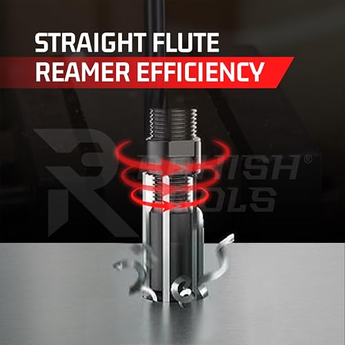 Adjustable Hand Reamer H4-H11 for Metal & Wood Repairs, 15/32" to 1-1/16" - size: H4 to H11 - 8Pcs