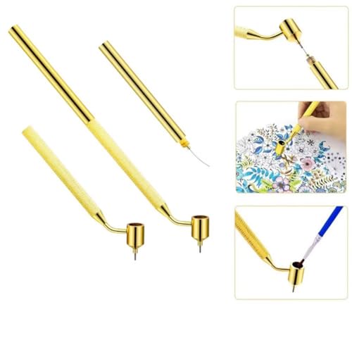 3Pcs Fine Line Fluid Writer Paint Applicator Pen Set, 0.3mm 0.5mm 0.7mm Precision Detailing Tool for Car Rock Chip, Scratch Touch Up, Wood and Canvas Art - size: 0.3mm+0.5mm+0.7mm