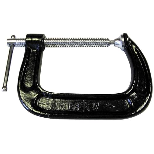 BESSEY CM50 Drop Forged, C-Clamp, 5 In.,Black - size: 5 in.