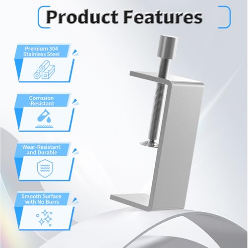 Heavy-Duty 120mm Small C-Clamp, Small Screw Clamp - size: 1Pcs 120mm Silver