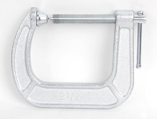 BESSEY CM25 Drop Forged, C-Clamp, 2-1/2 In. x 2-1/2 In. - size: 2-1/2 in. x 2-1/2 in.