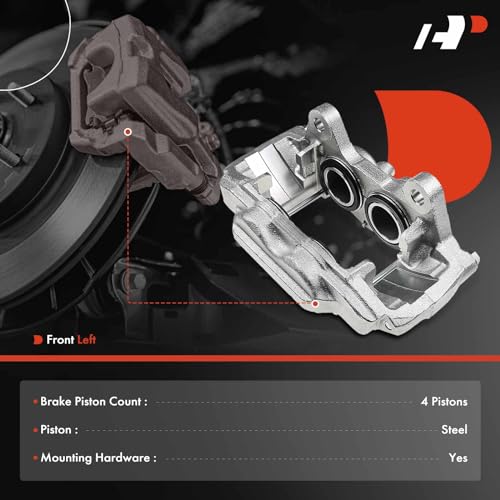A-Premium Front Left Driver Disc Brake Caliper without Bracket - style: Front Driver Side