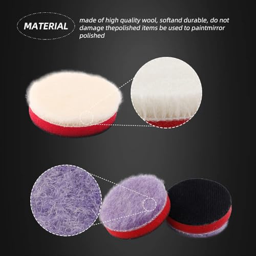 SPTA Mini Polishing Pads Set (21Pcs Mini Polishing Pads Sets, 1.6 inch) - size: 1.6inch (40mm)