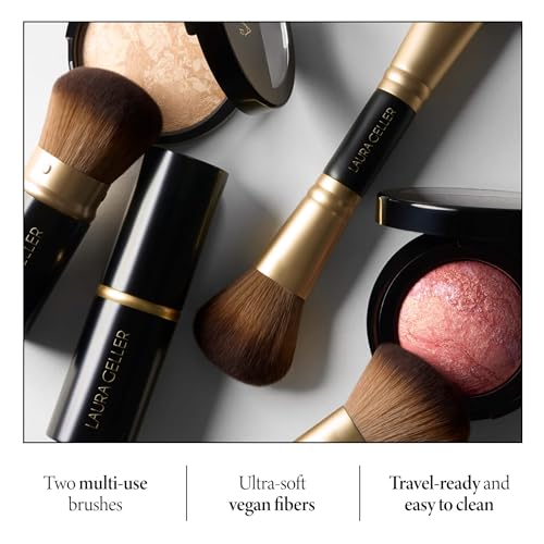 LAURA GELLER Makeup Brushes - 06 Face It All 2pc With Kabuki Brush - style: 08 Face It All 2pc