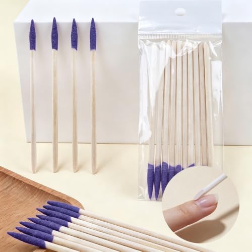 50Pcs Sanding Sticks Double End Matchsticks Sanding Twigs - color: Purple