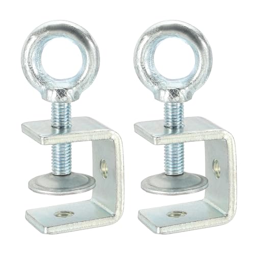 HARFINGTON 2Pcs Carbon Steel C Clamps 30mm Adjustable Mini Tiger Clamp - size: 30mm