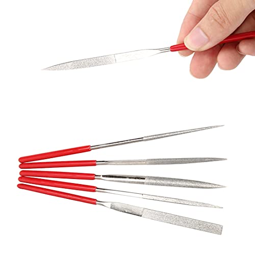 10 Pcs Mini Diamond Needle File Set Diamond Files Mini Needle Set 2x100mm