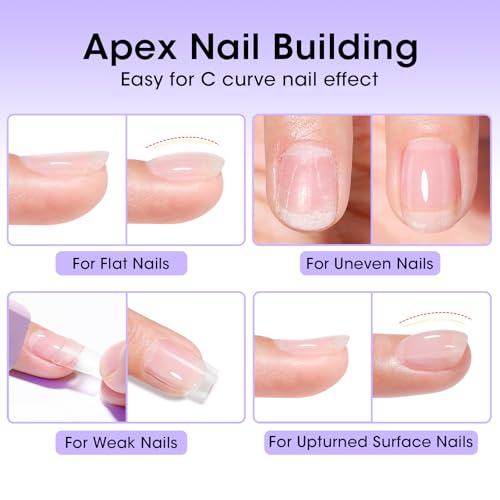 GELLEN Builder Gel For Nails, 18ml Clear Hard Gel For Nail Extensions - color: 18ml Nail Builder Gel