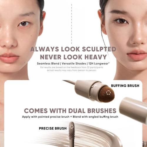 JUDYDOLL Contour Stick Liquid Highlighter Cream Contour (01 Fair Rose) - color: 01 Fair Rose