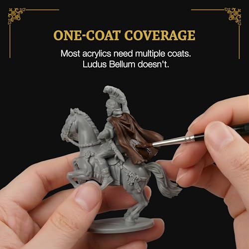 Ludus Bellum Miniature Paint Brown Color 18ml Precision Dropper Bottle - color: Brown