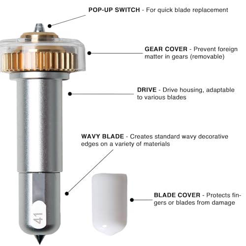 Jumygear Engraving Tip and Drive Housing Replacement Blade