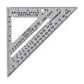Swanson Speed® Square, 7 in. Aluminum Layout Square with Blue Book (S0101) - size: 7 inch, style: 7" Speed Square