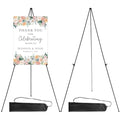 RRFTOK 2 Pack 63 in Sign Easel Stands, Instant-Fold Tripods with Bags - style: 63B 2pack