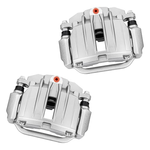 cciyu Rear Left & Right Disc Brake Calipers w/Bracket 18-B4726 18-B4727 - size: Rear[18-B4726+18-B4727]