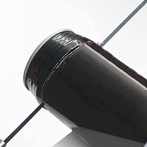 KAKURI Coping Saw Coping Frame and 5 Replacement Blades Set (Woodworking, Wood Board, Plastic, and Metal Cutting Blade)
