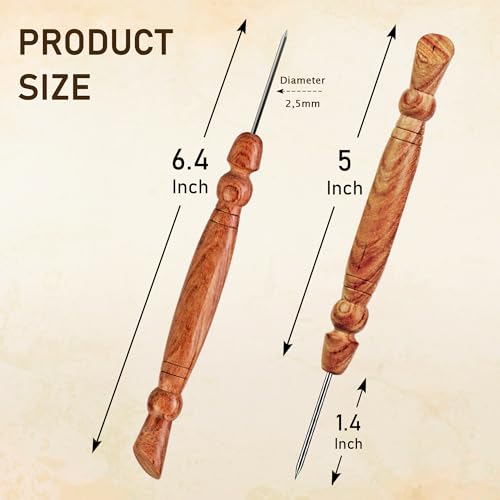 SAVINA Wooden Stiletto & Pressing Tool, Fabric Guide for Sewing & Quilting - color: 1 Pieces