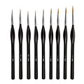 Detail Paint Brush, 9pcs Mini Fine Tip Detailing Brushes