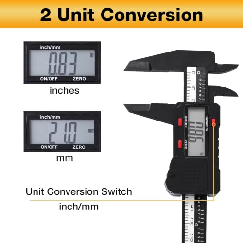 6 inch Digital Caliper Micrometer - color: Black