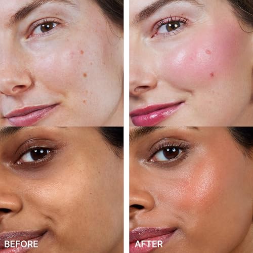 WINKY LUX pH Cheeky Glaze Liquid Blush - Color Changing Dewy Pink Flush - color: B Cheeky Glaze - pH Reactive Natural Pink