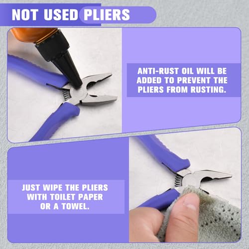 4.5 Inch Mini Lineman's Pliers with Wire Cutter - size: 4.5" Lineman's Pliers with Wire Cutter