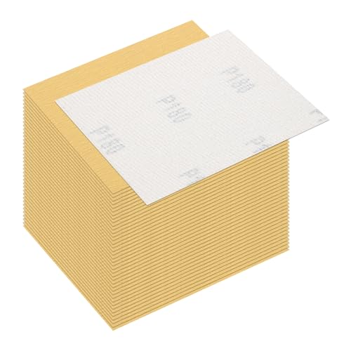 40 Pcs 180 Grit Sandpaper 4.5x5.5 Inch Sand Paper Alumina Abrasive - size: 4.5 x 5.5 Inch(180 Grit)